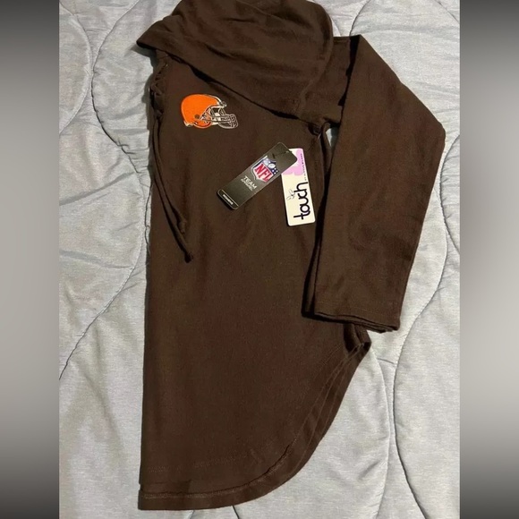 CLEVELAND BROWNS "TOUCH" BY ALYSSA MILANO NWT Brown - Picture 4 of 6
